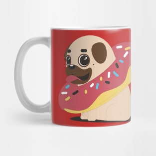 Pug Donut Mug